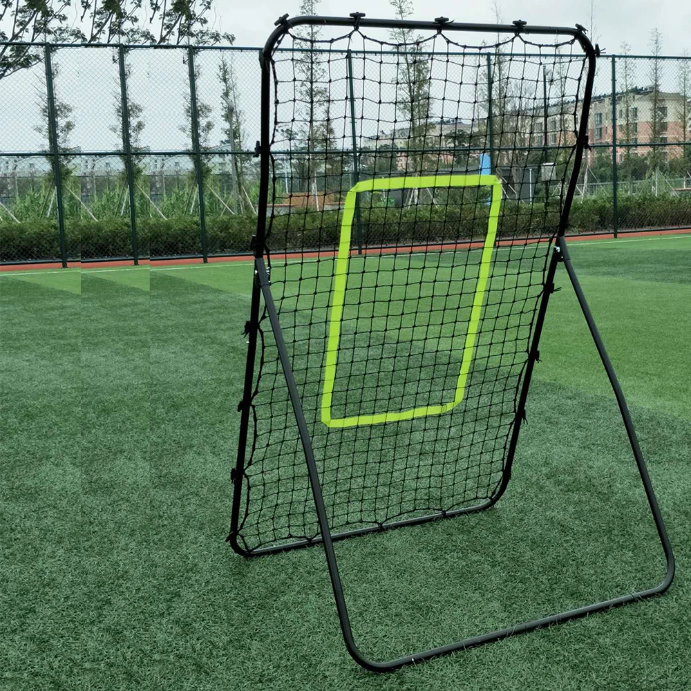 Professional Galvanized Steel Pipe Rebound Soccer/Baseball Goal Black view 10