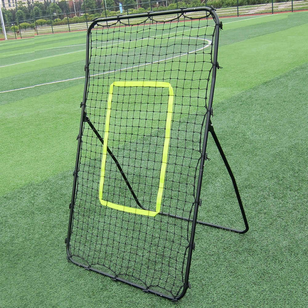 Professional Galvanized Steel Pipe Rebound Soccer/Baseball Goal Black view 5