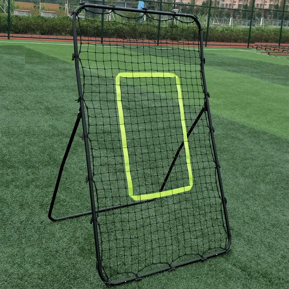 Professional Galvanized Steel Pipe Rebound Soccer/Baseball Goal Black view 6