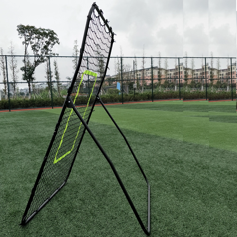 Professional Galvanized Steel Pipe Rebound Soccer/Baseball Goal Black view 9