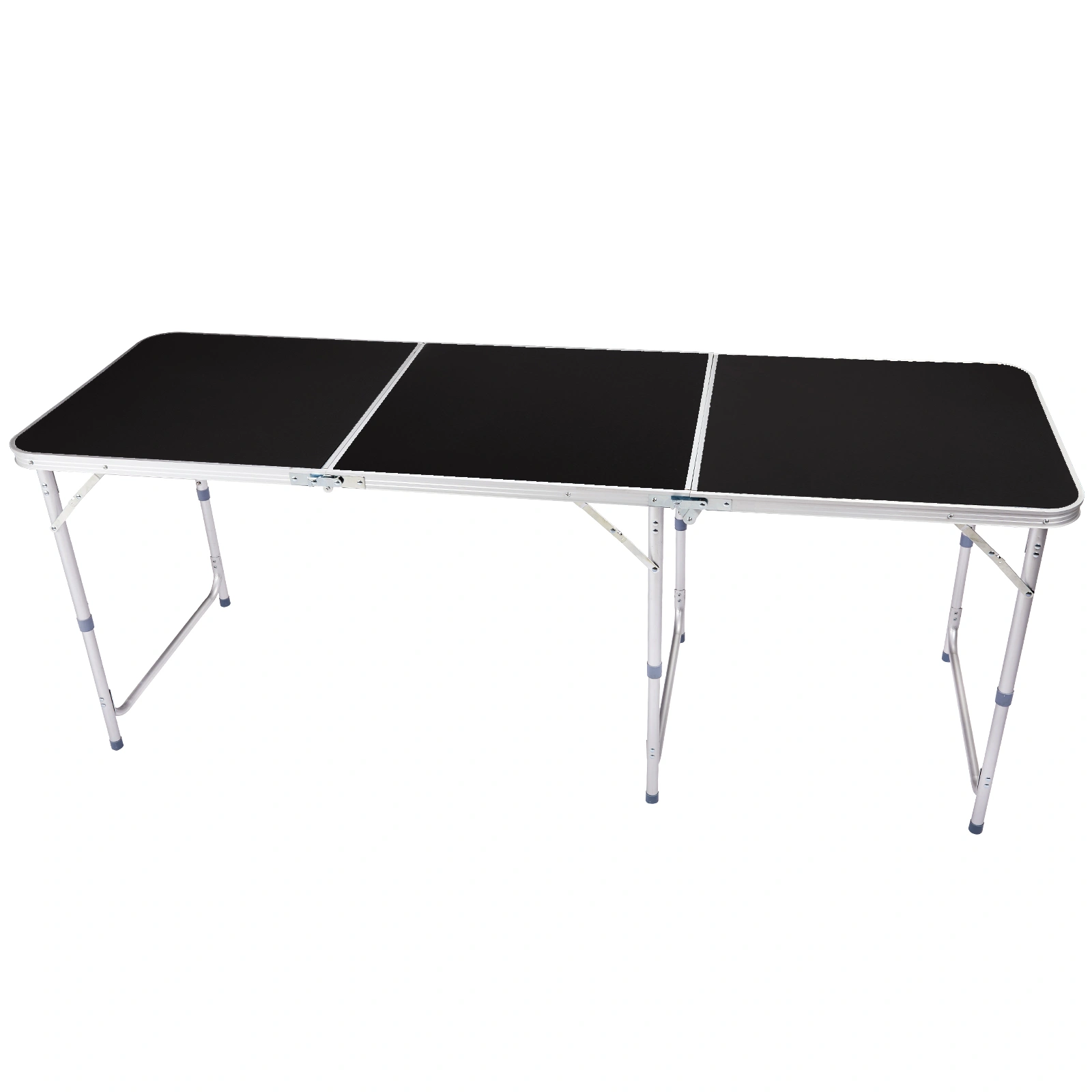 6ft Aluminum Alloy Folding Table black view 2