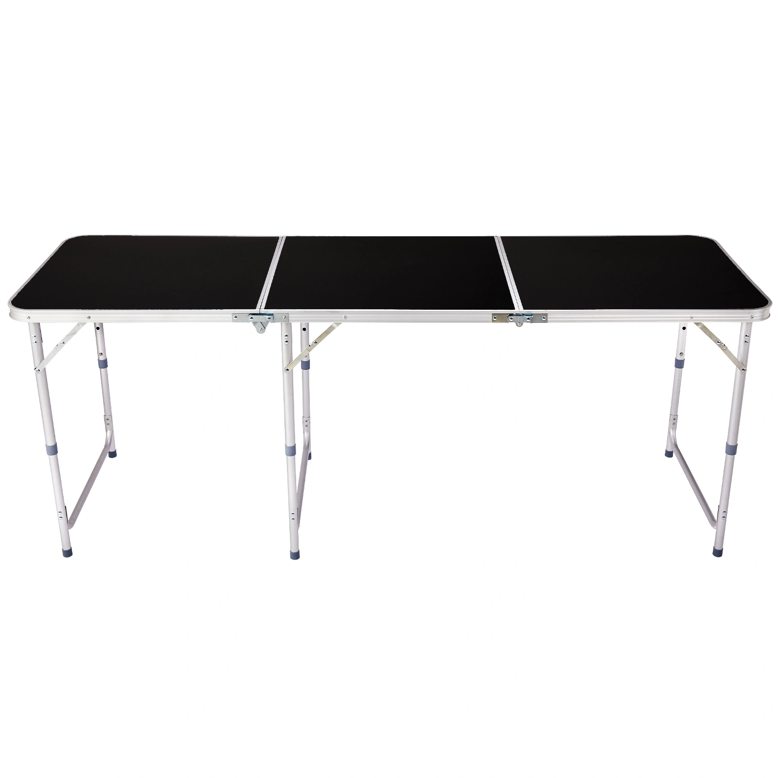6ft Aluminum Alloy Folding Table black view 3