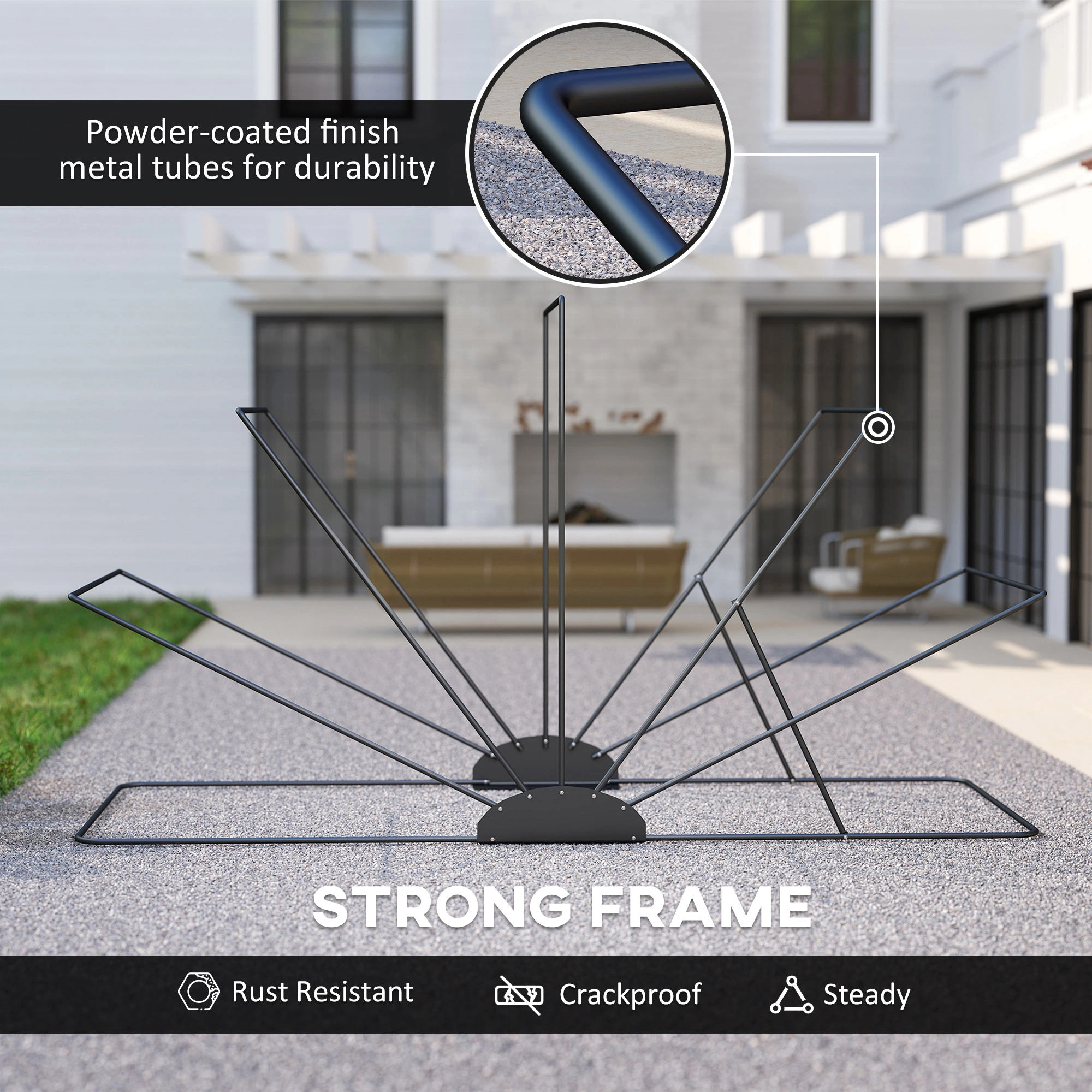 Heavy Duty Motorcycle Shelter Carport Cover view 3
