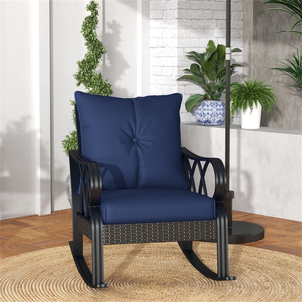Classic Rocking Chair Garden Chair for Patio Porch Outdoor Indoor Use view 2