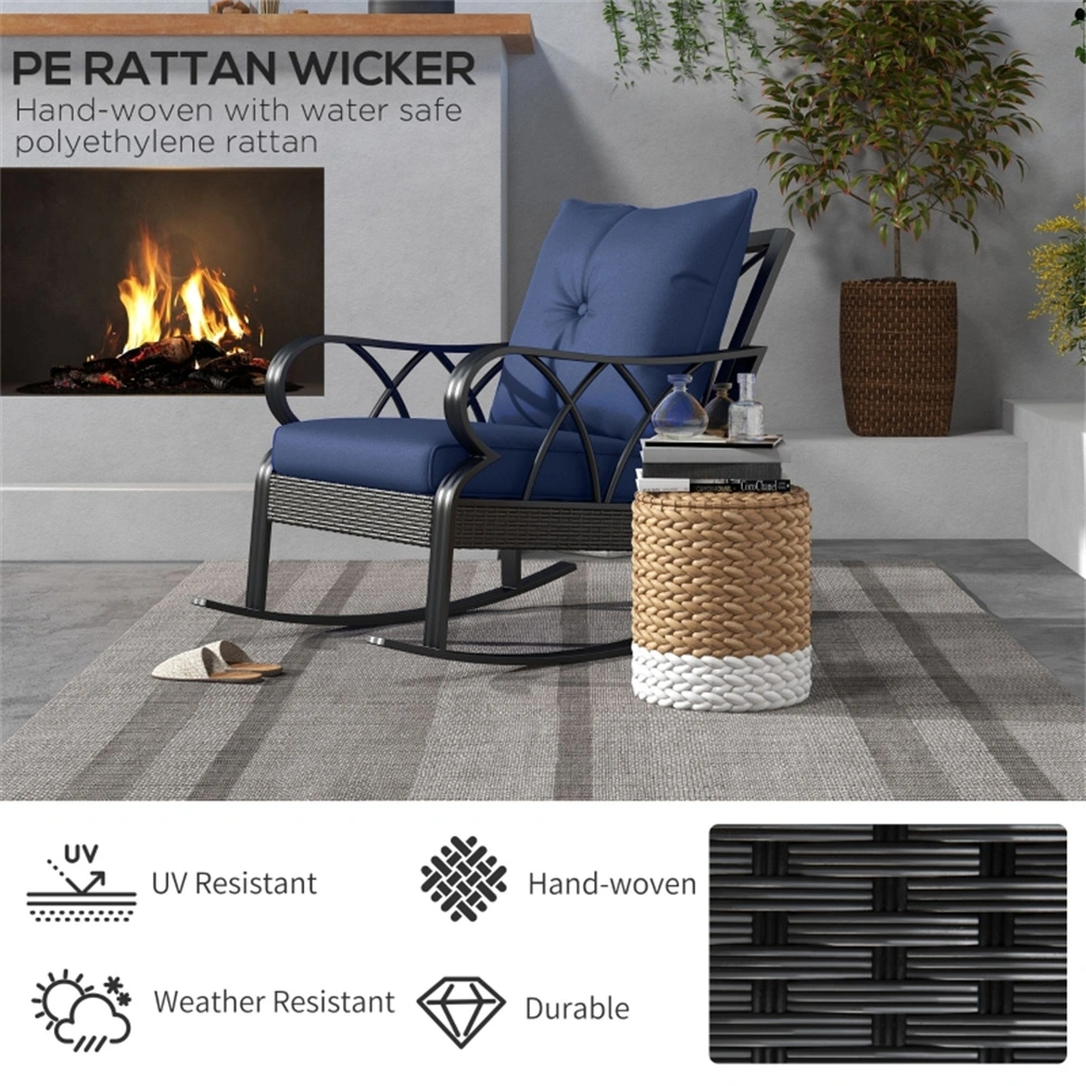 Classic Rocking Chair Garden Chair for Patio Porch Outdoor Indoor Use view 4