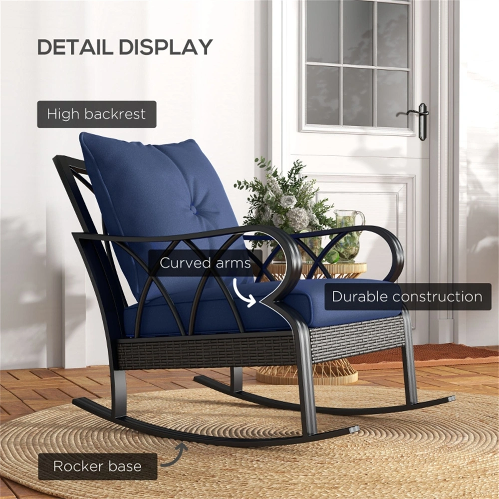 Classic Rocking Chair Garden Chair for Patio Porch Outdoor Indoor Use view 6