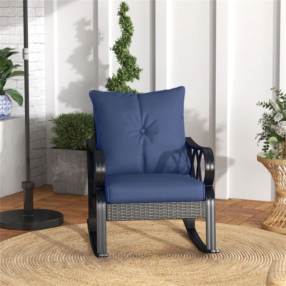 Classic Rocking Chair Garden Chair for Patio Porch Outdoor Indoor Use view 7