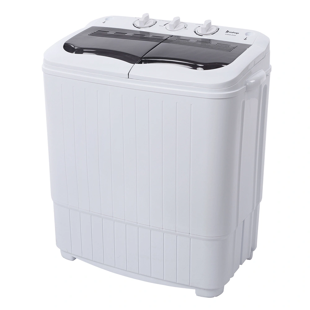 Compact Twin Tub with Built-in Drain Pump XPB35-188S 14.3(7.7 6.6)lbs Semi-automatic Gray Cover Washing Machine view 13