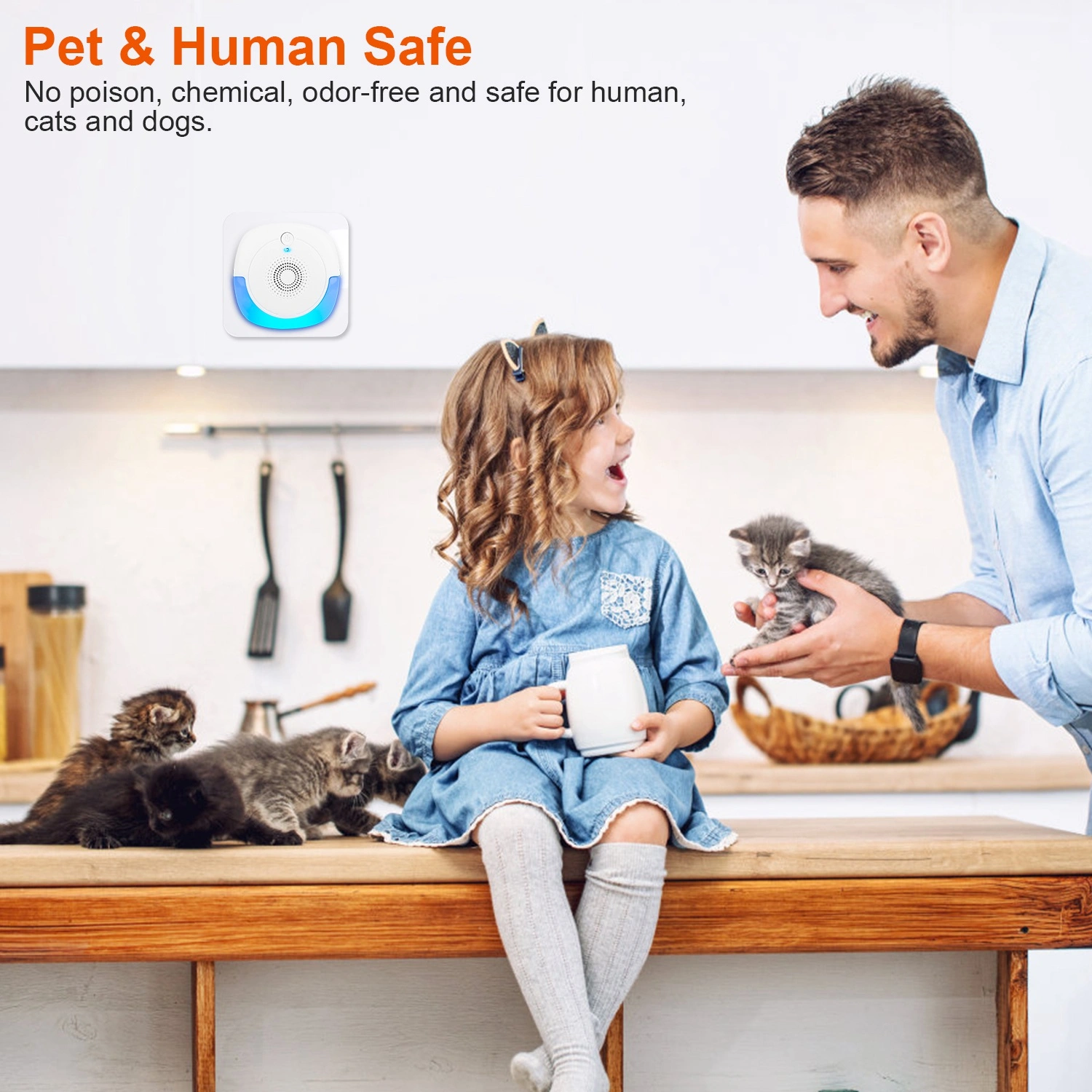 2026 Upgraded Ultrasonic Pest Repeller, Plug-in Insect Rodent Repellent with Dual Working Modes, 800-1200 Sq.ft Coverage, Safe for Human & Pets, for Mouse Roach Spider Mosquito Ant view 10