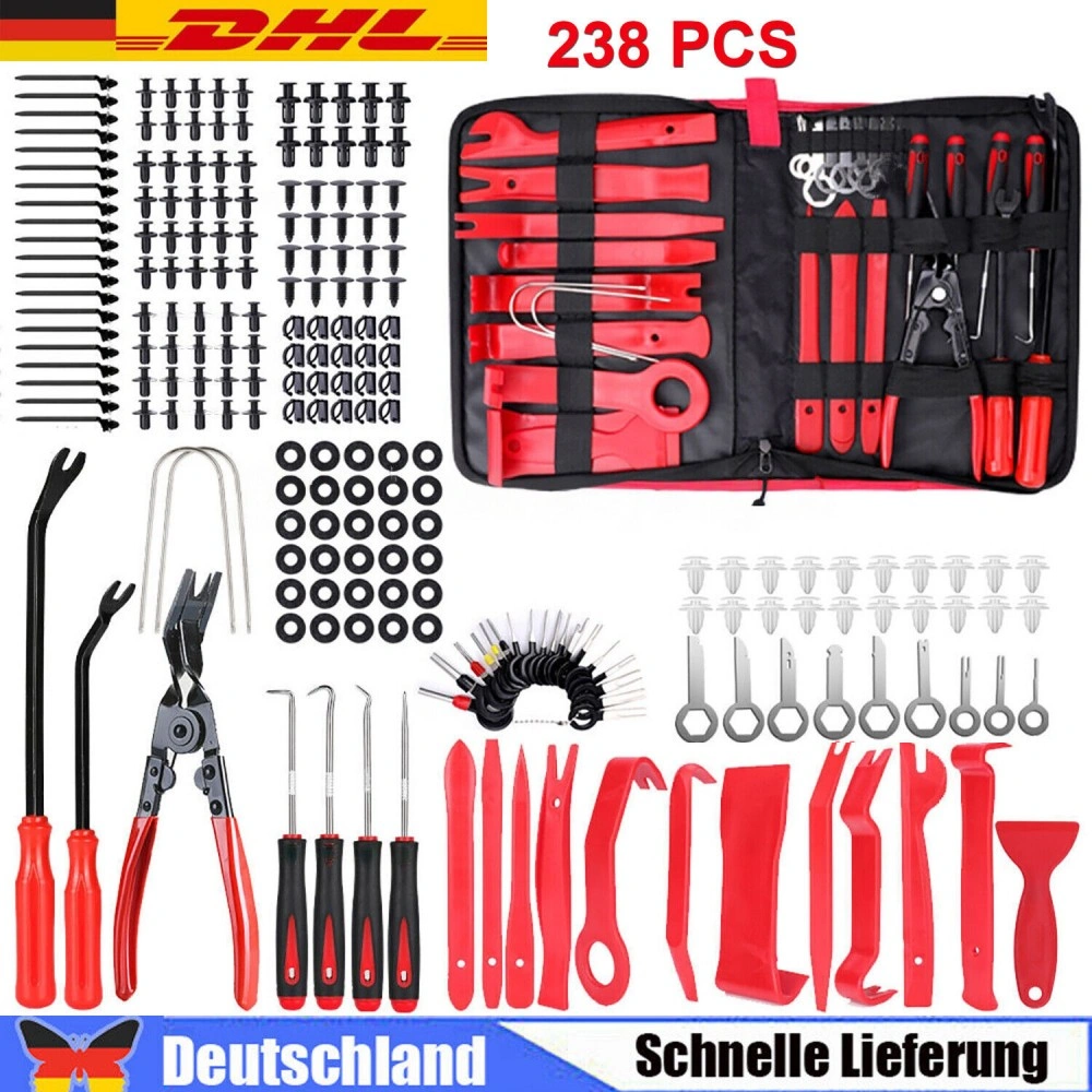 238 Pcs Auto Trim Removal Tool Set, Interior Panel Dashboard Clip Pliers view 2