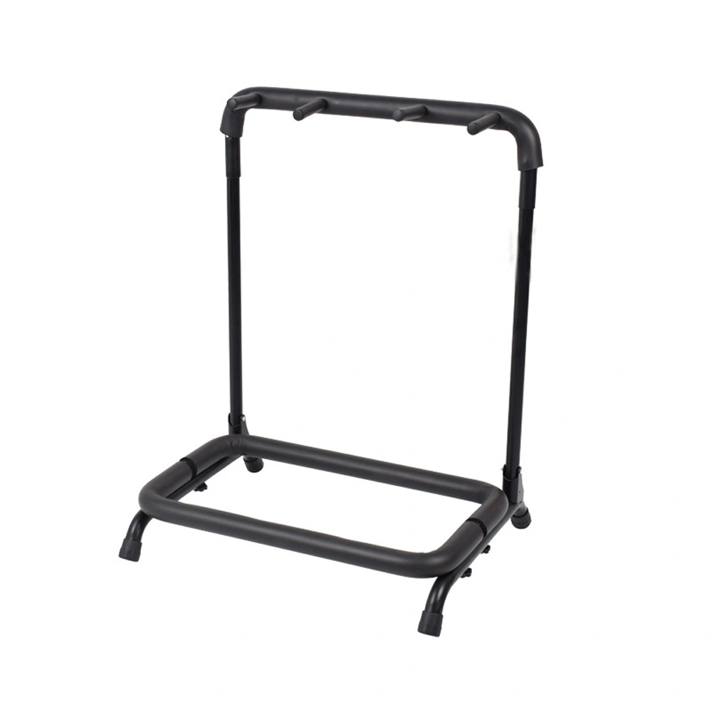 3-Slot Guitar Holder Rack Stand Black view 2