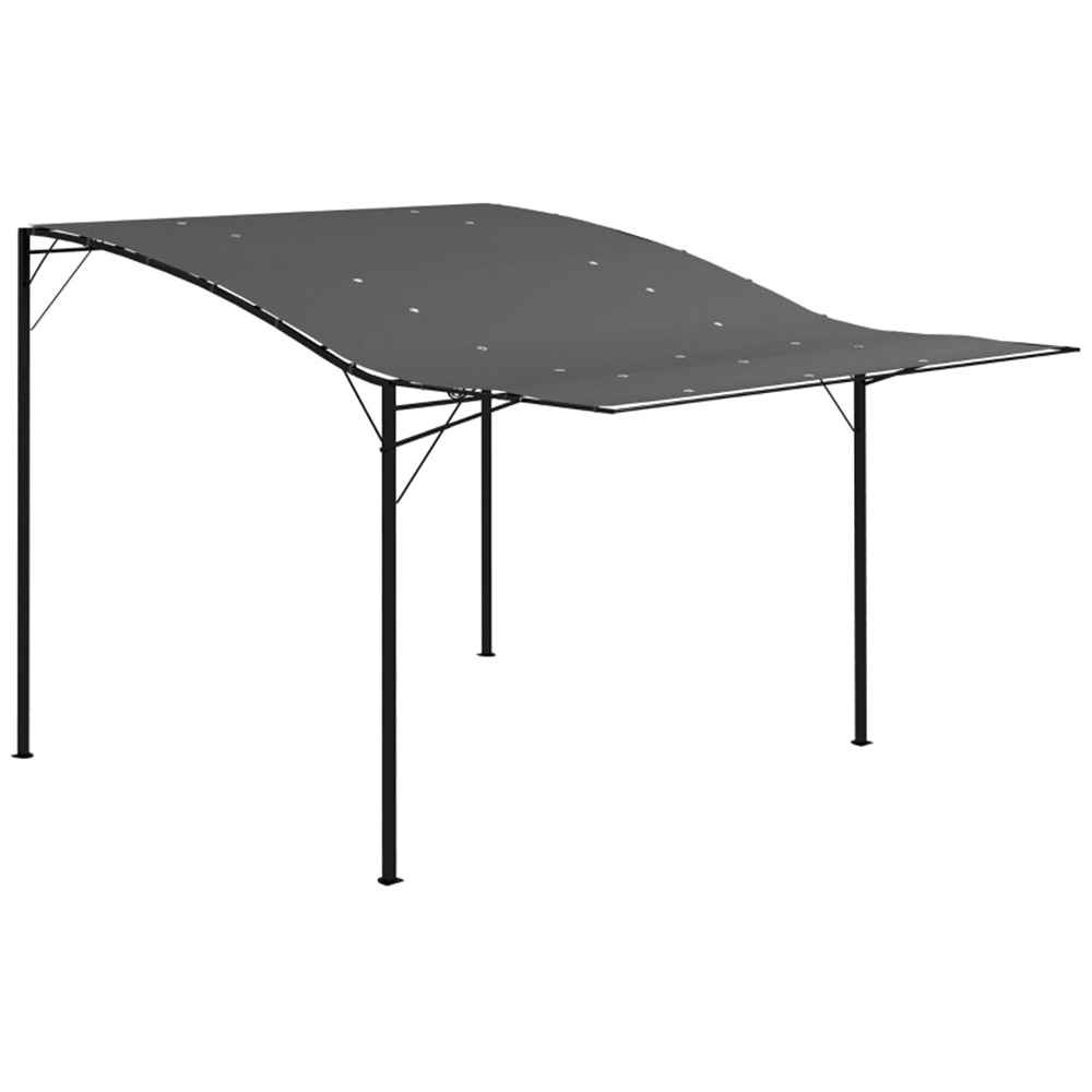 Patio Gazebo - 10x10ft Outdoor Garden Canopy, Metal Frame with Waterproof Roof, Steel Gazebo for Backyard & Events view 2