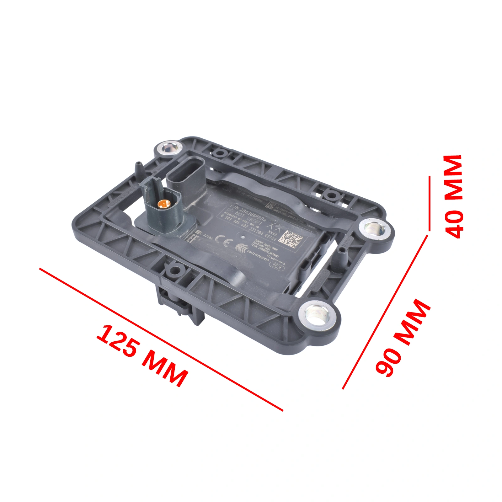 Adaptive Cruise Distance Sensor Fit For Nissan Pathfinder 2022-2025 Rogue 2021-2025 Infiniti QX60 2021-2025 ABS Plastic 4 Pins Black 98890-6RJ0A 28437-6RJ0A view 3