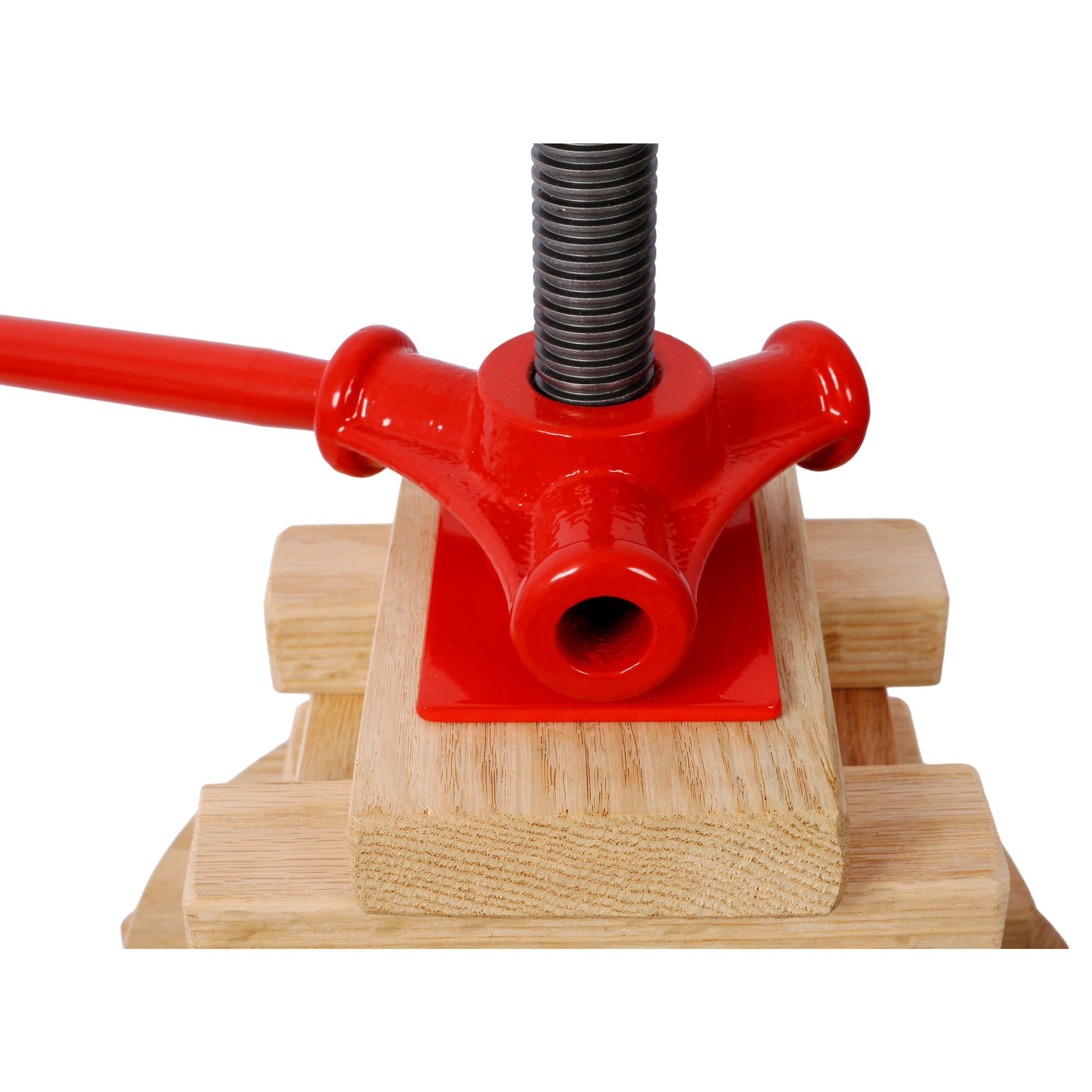 Fruit Wine Press - 100% Nature Apple&Grape&Berries Crusher Manual Juice Maker for Kitchen, Solid Wood Basket with 8 Blocks Cider Heavy Duty Wine Making Press (7.9 Gallon) view 7