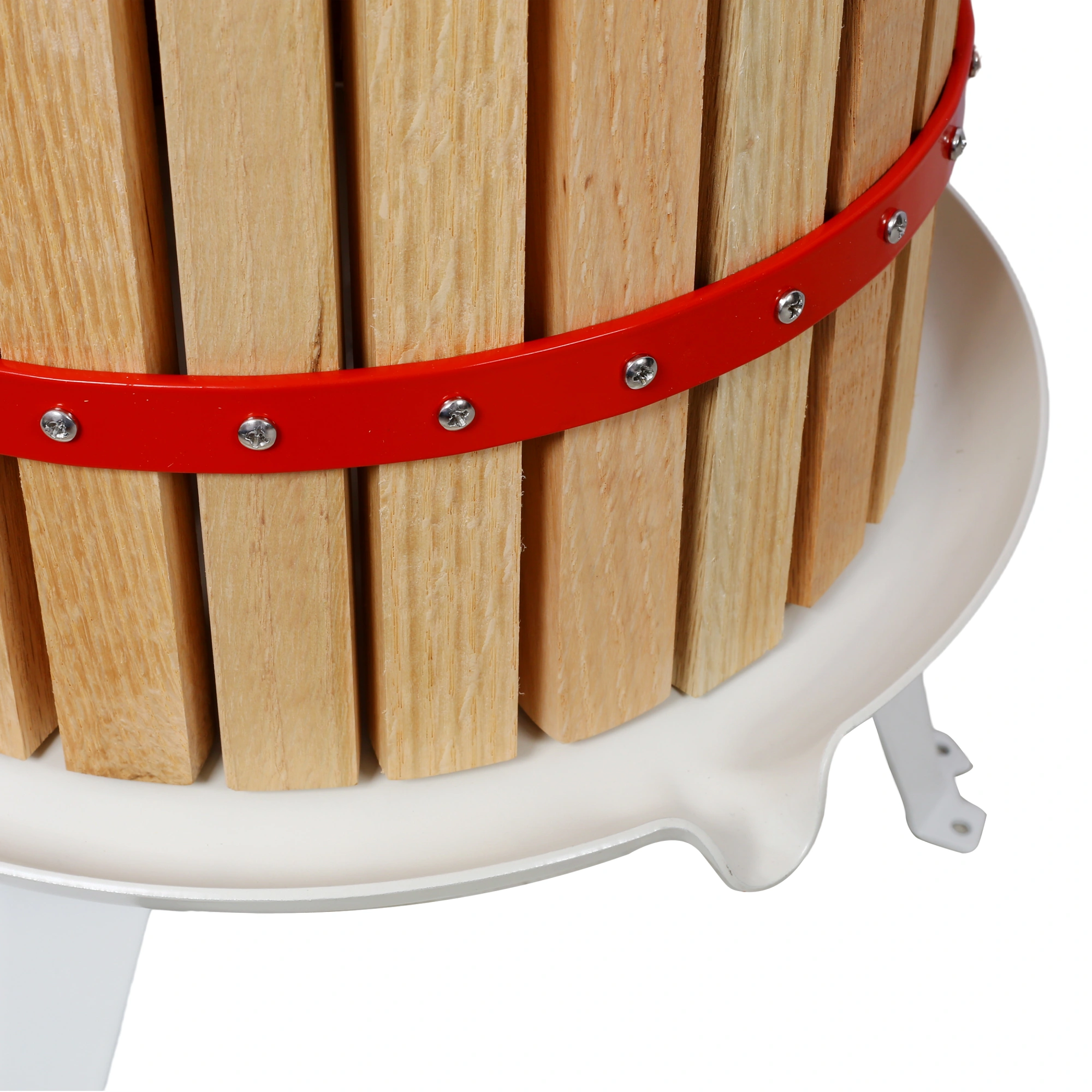 Fruit Wine Press - 100% Nature Apple&Grape&Berries Crusher Manual Juice Maker for Kitchen, Solid Wood Basket with 8 Blocks Cider Heavy Duty Wine Making Press (7.9 Gallon) view 8