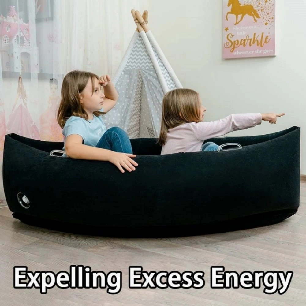 Inflatable Sensory Chair for Kids Autism Therapy Textured Seat 1.2mm Heavy Duty view 5