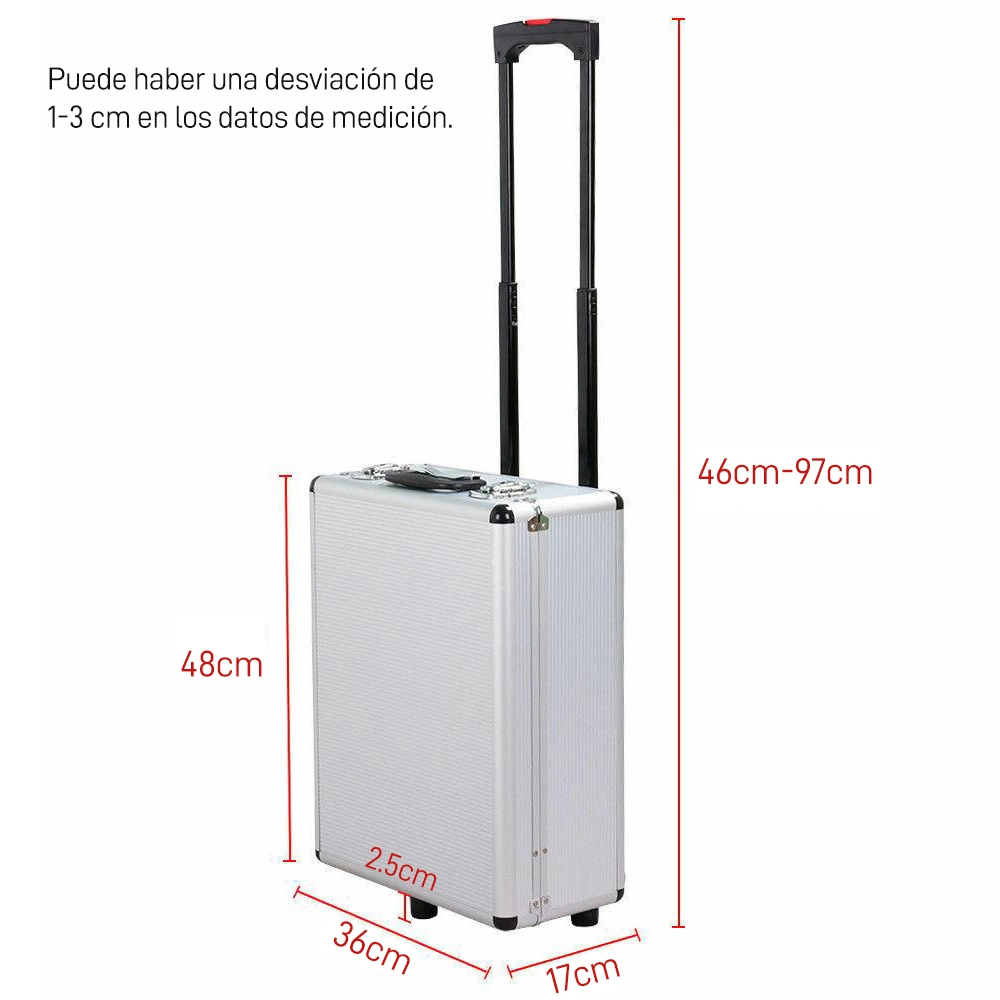 799pcs Aluminum Trolley Case Tool Set Silver view 13
