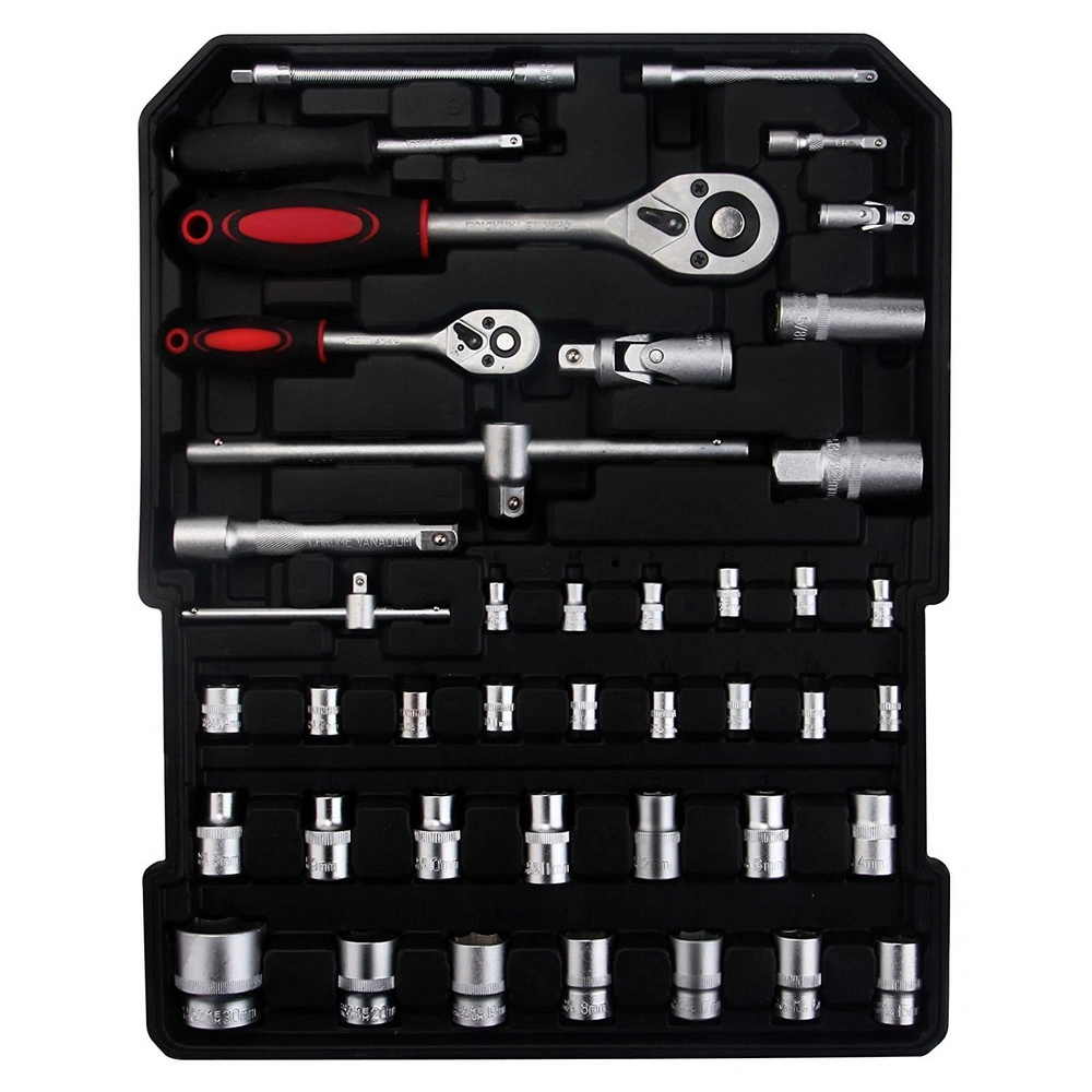799pcs Aluminum Trolley Case Tool Set Silver view 9