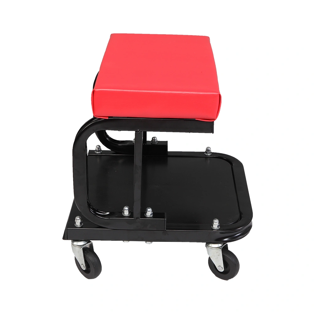 U-Shaped Rolling Creeper Seat Red & Black view 10