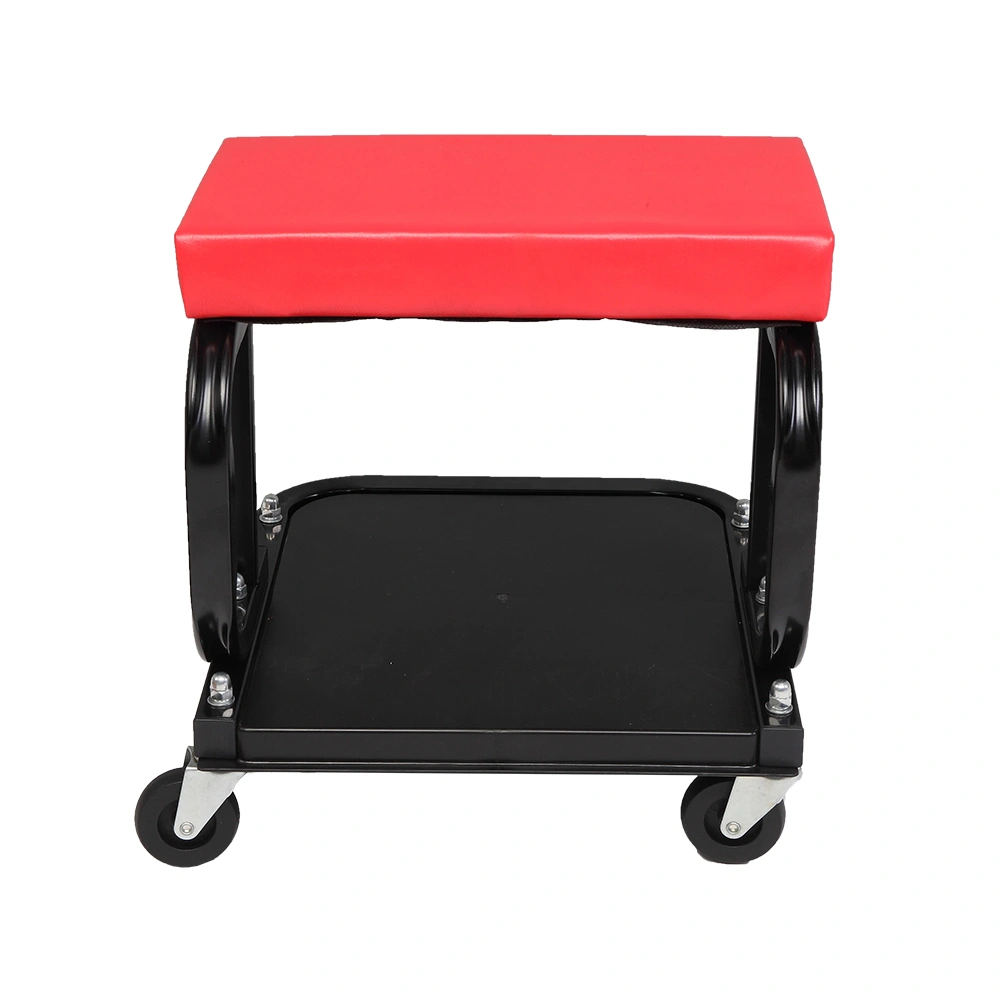 U-Shaped Rolling Creeper Seat Red & Black view 11