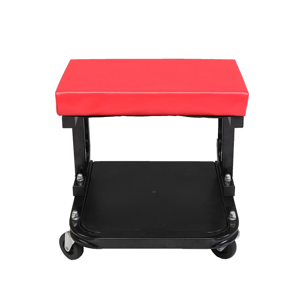 U-Shaped Rolling Creeper Seat Red & Black view 12