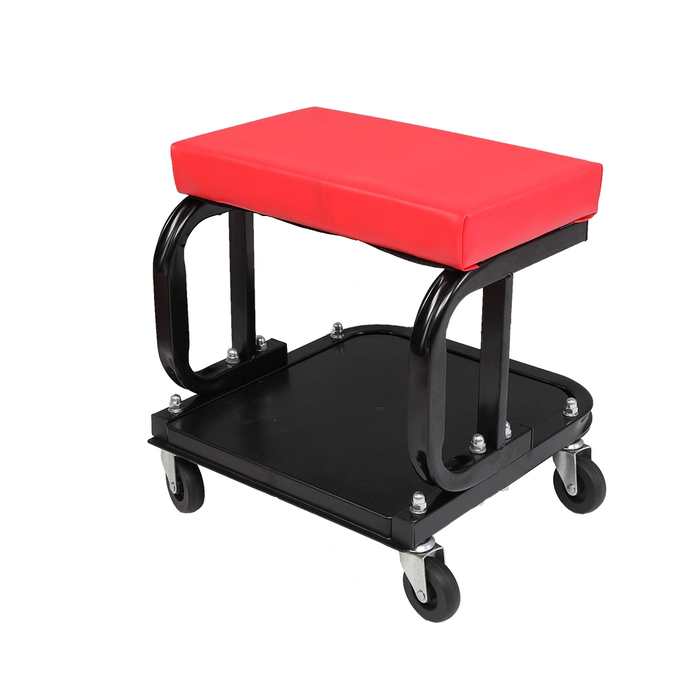 U-Shaped Rolling Creeper Seat Red & Black view 16