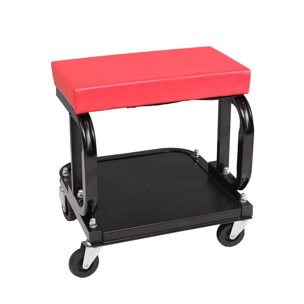 U-Shaped Rolling Creeper Seat Red & Black view 19