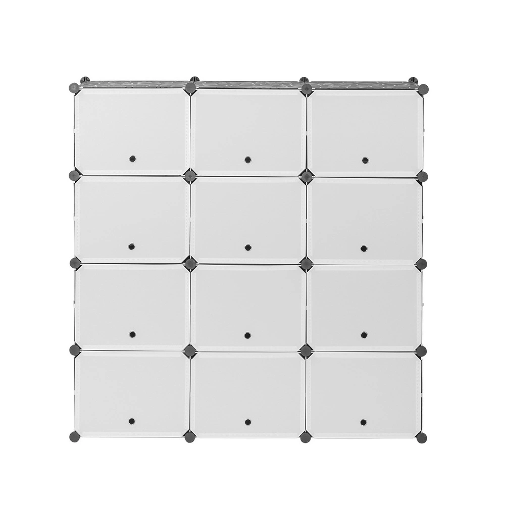 7-Tier Shoe Rack 42 Pair Organizer Portable 21 Grid Tower Storage Cabinet Expandable for Heels Boots Slippers Black view 2