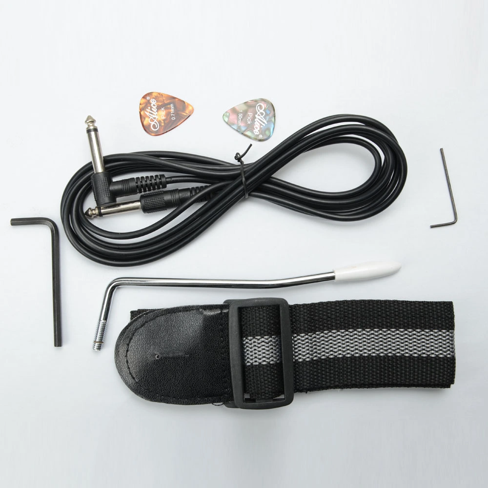 Novice Entry Level 170 Electric Guitar HSH Pickup Bag Strap Paddle Rocker Cable Wrench Tool Black view 10