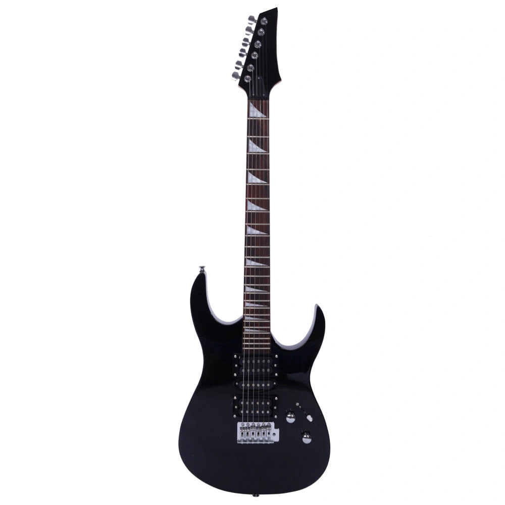 Novice Entry Level 170 Electric Guitar HSH Pickup Bag Strap Paddle Rocker Cable Wrench Tool Black view 3