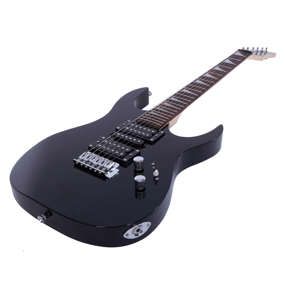 Novice Entry Level 170 Electric Guitar HSH Pickup Bag Strap Paddle Rocker Cable Wrench Tool Black view 8