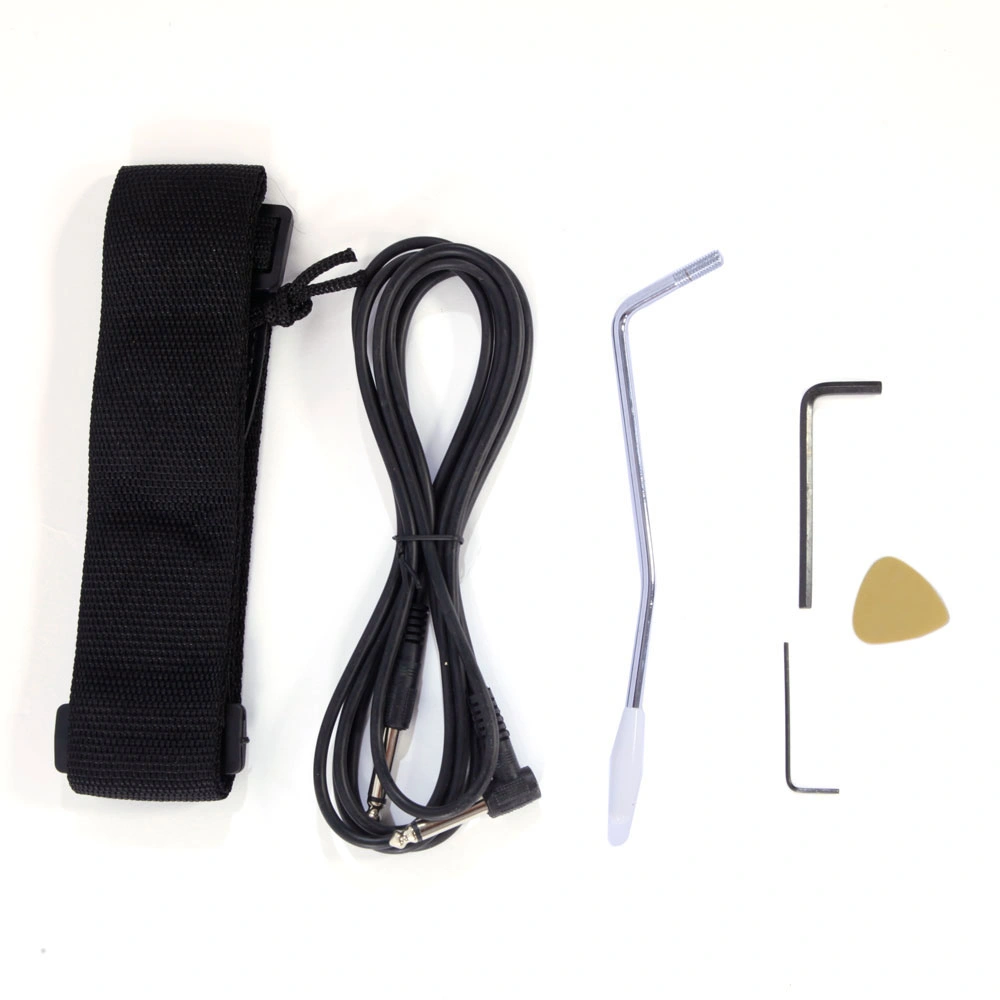 Novice Entry Level 170 Electric Guitar HSH Pickup Bag Strap Paddle Rocker Cable Wrench Tool Black view 9