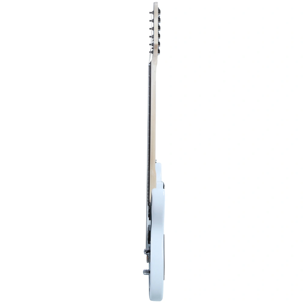 Lightning Style Electric Guitar with Power Cord/Strap/Bag/Plectrums Black & White view 8