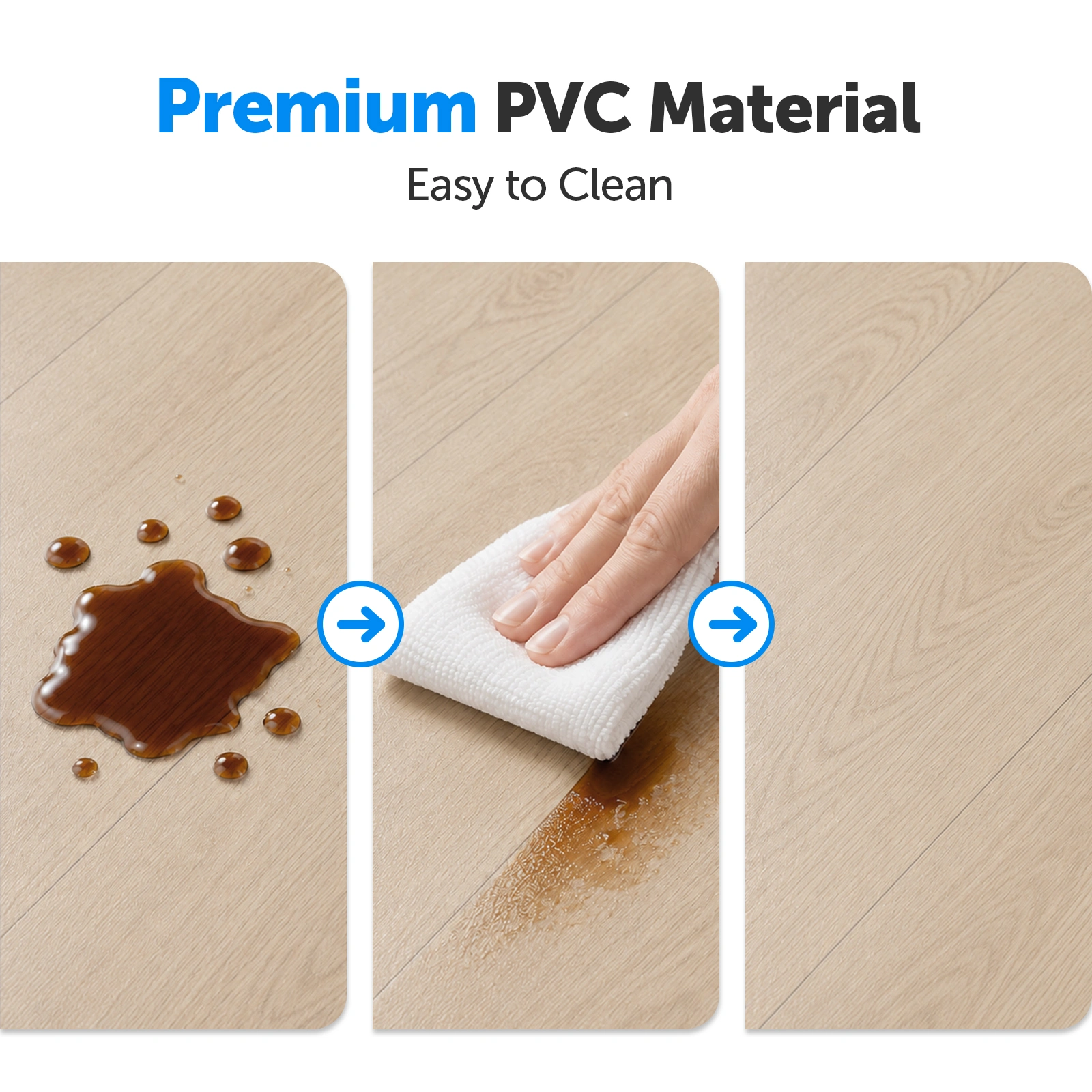 Frosted 2.0 PVC Floor Mat, 76x122cm (30x48in), Raised Non-Slip Design view 3