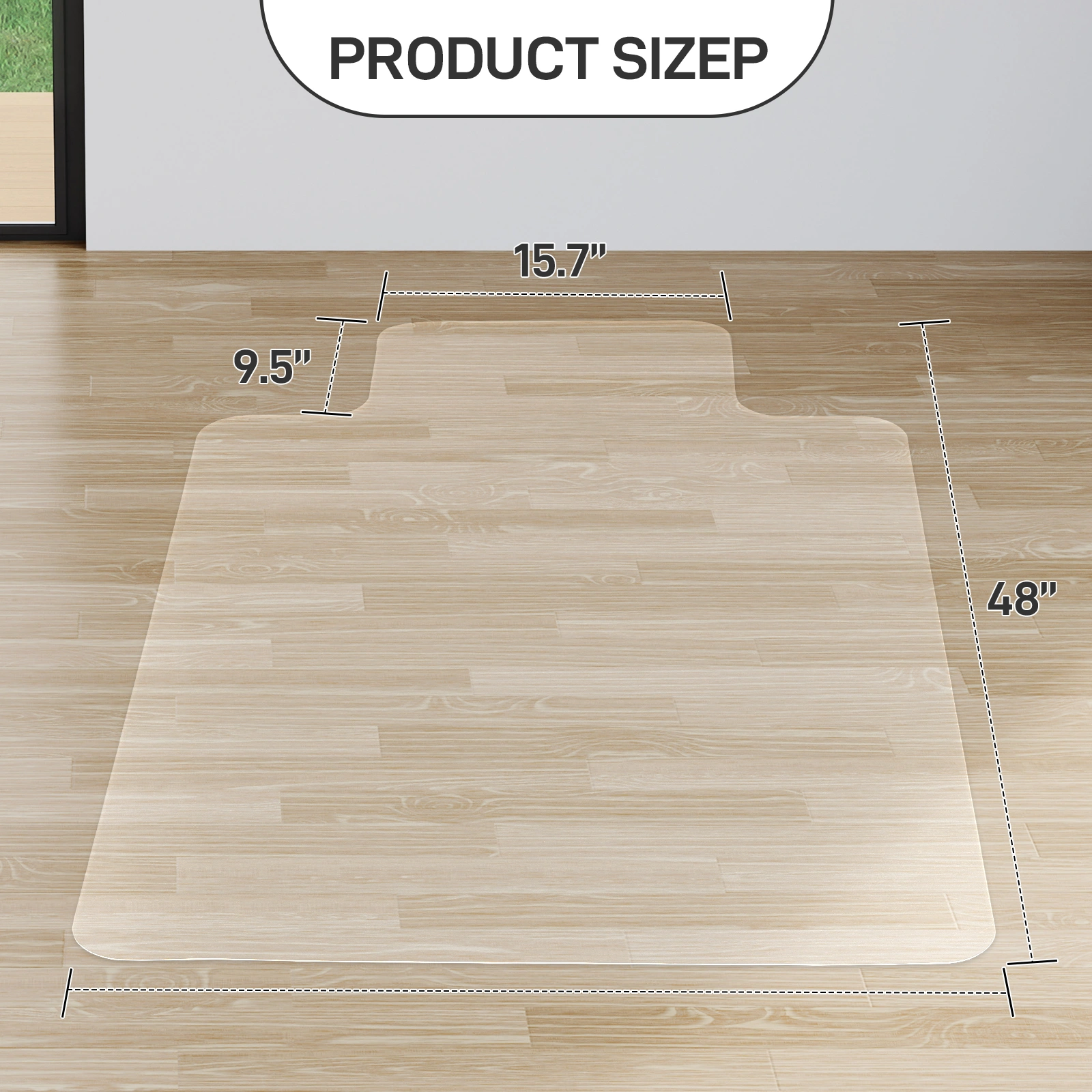 Frosted 2.0 PVC Floor Mat, 76x122cm (30x48in), Raised Non-Slip Design view 8