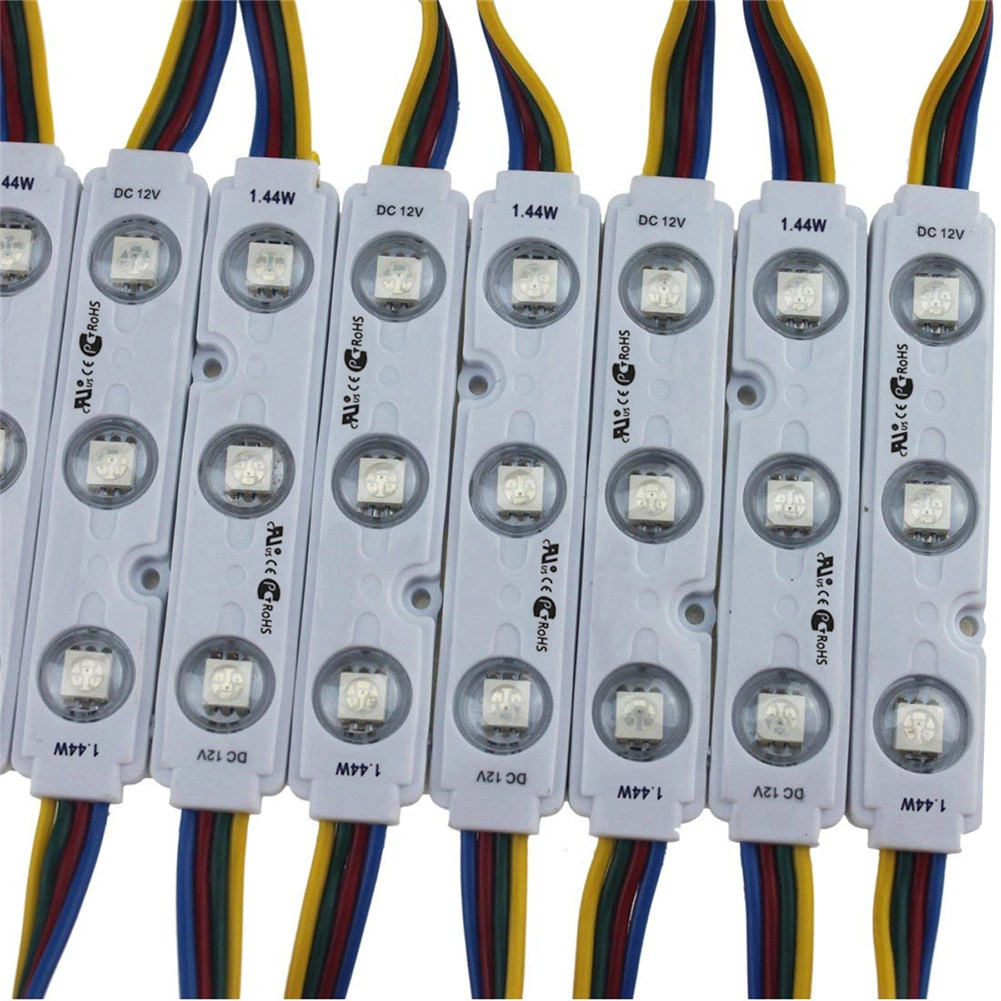 RGB LED Module 5050 SMD 3-Unit 12V for Channel Letter Signs Store Window Light Strip view 9