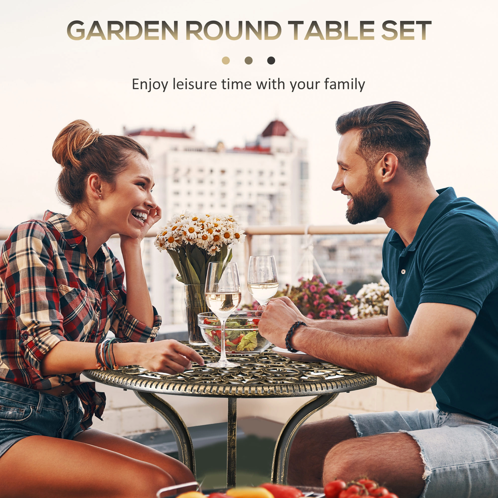 Outdoor Rocking Chair Garden Furniture Woven Resin Rattan Seat view 3