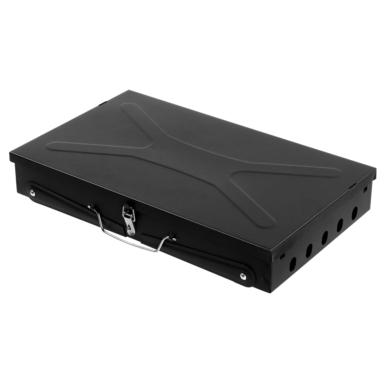 44*27*7cm Portable Square Charcoal Grill Black view 9