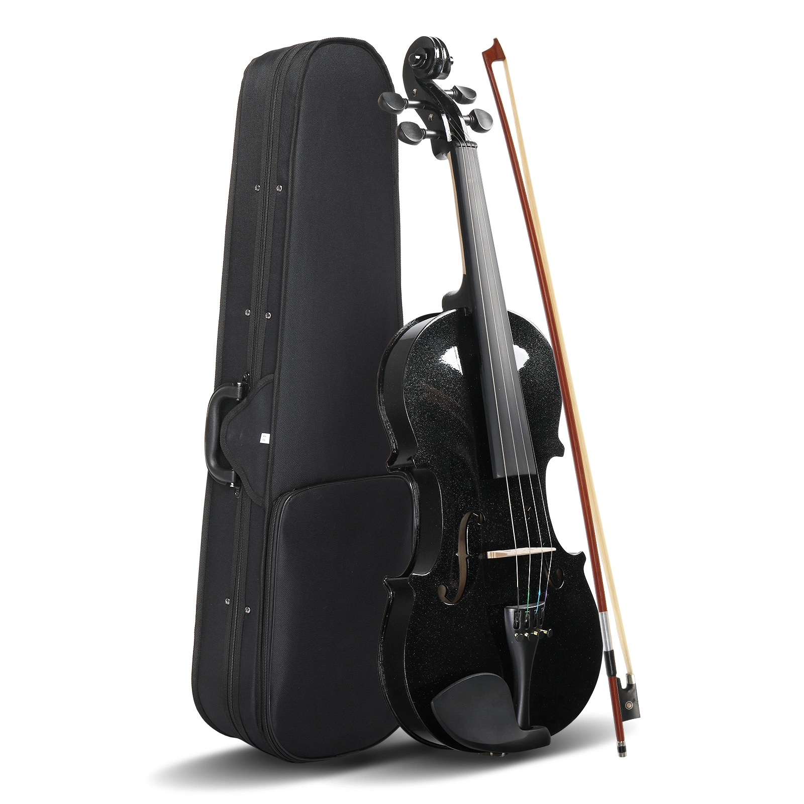 Size 4/4 Violin Set for Adults Beginners Students with Hard Case,Violin Bow,Shoulder Rest,Rosin,Extra Strings and Sordine view 16