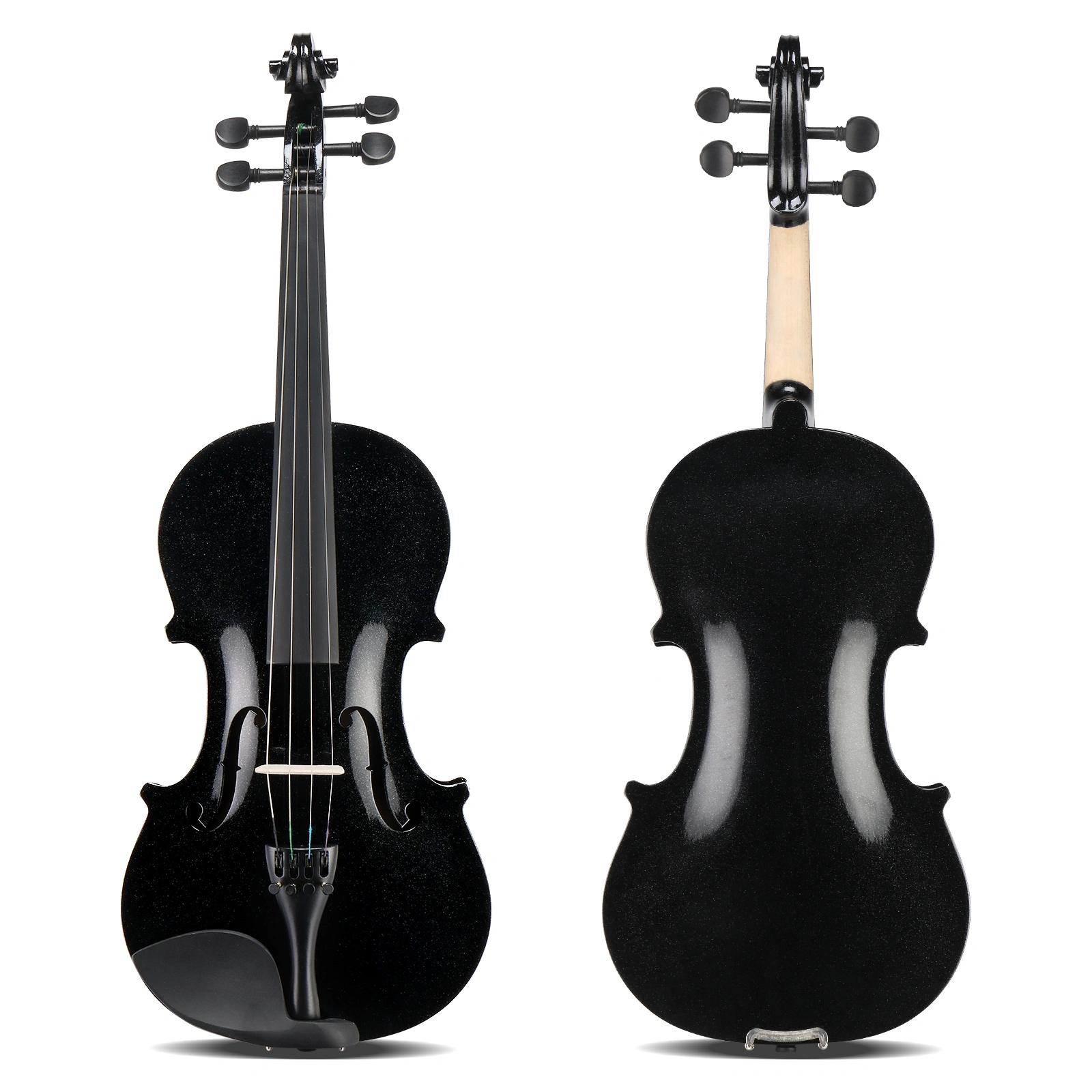 Size 4/4 Violin Set for Adults Beginners Students with Hard Case,Violin Bow,Shoulder Rest,Rosin,Extra Strings and Sordine view 17