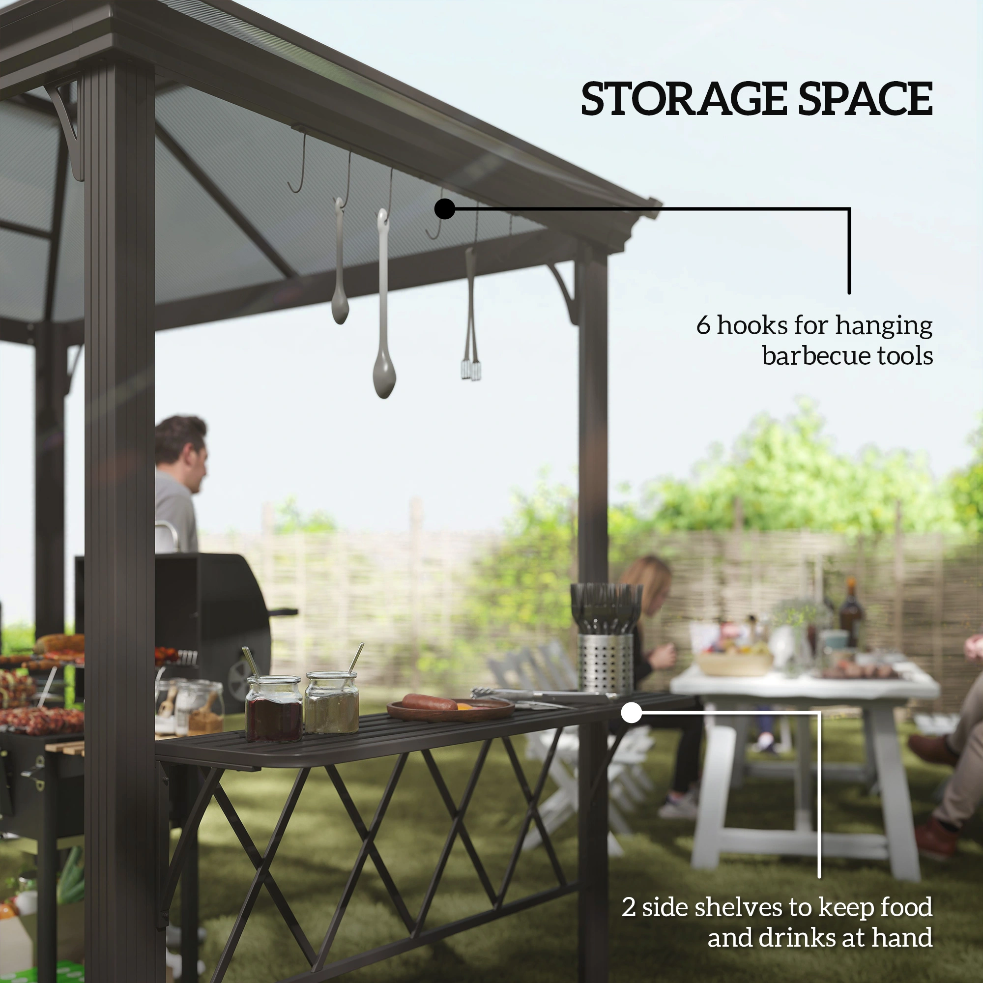 Portable Charcoal Grill BBQ Grill Outdoor Camping view 2