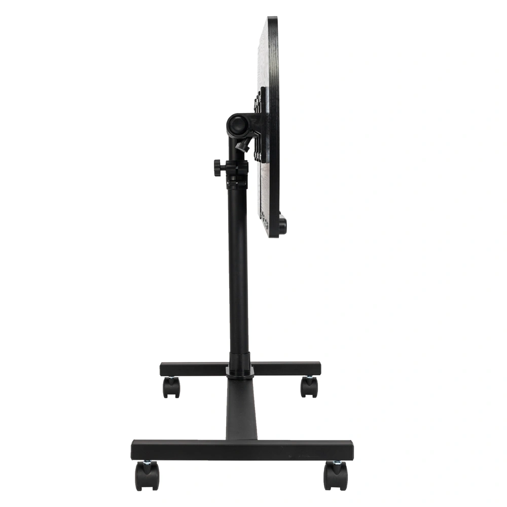 Four-Wheel Multifunctional Flat Surface Lifting Computer Desk Black view 9