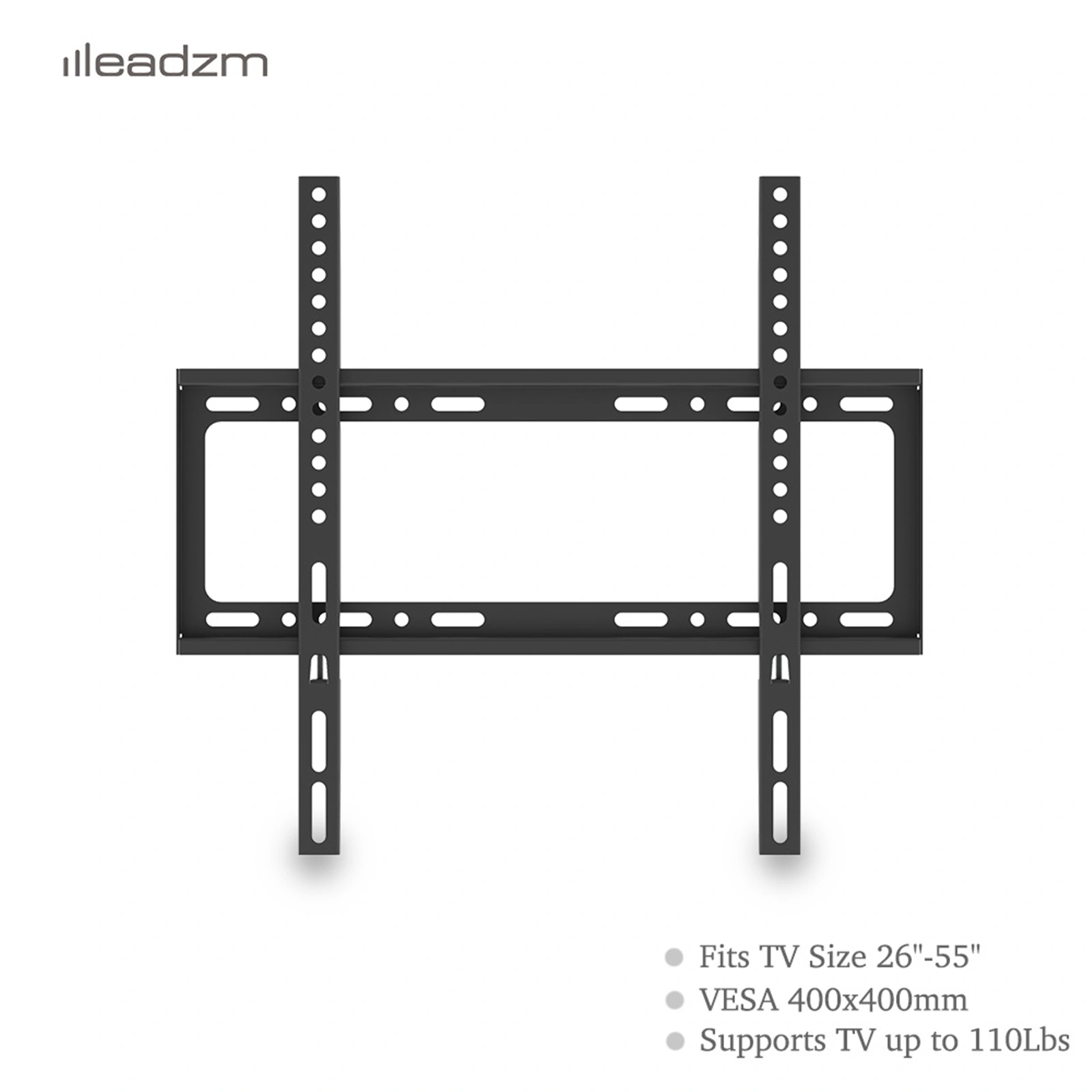 TMW4040 26-55" Wall Mount TV Bracket, Universal Mount with Spirit Bubble Level, Low Profile Tilting TV Wall Mount