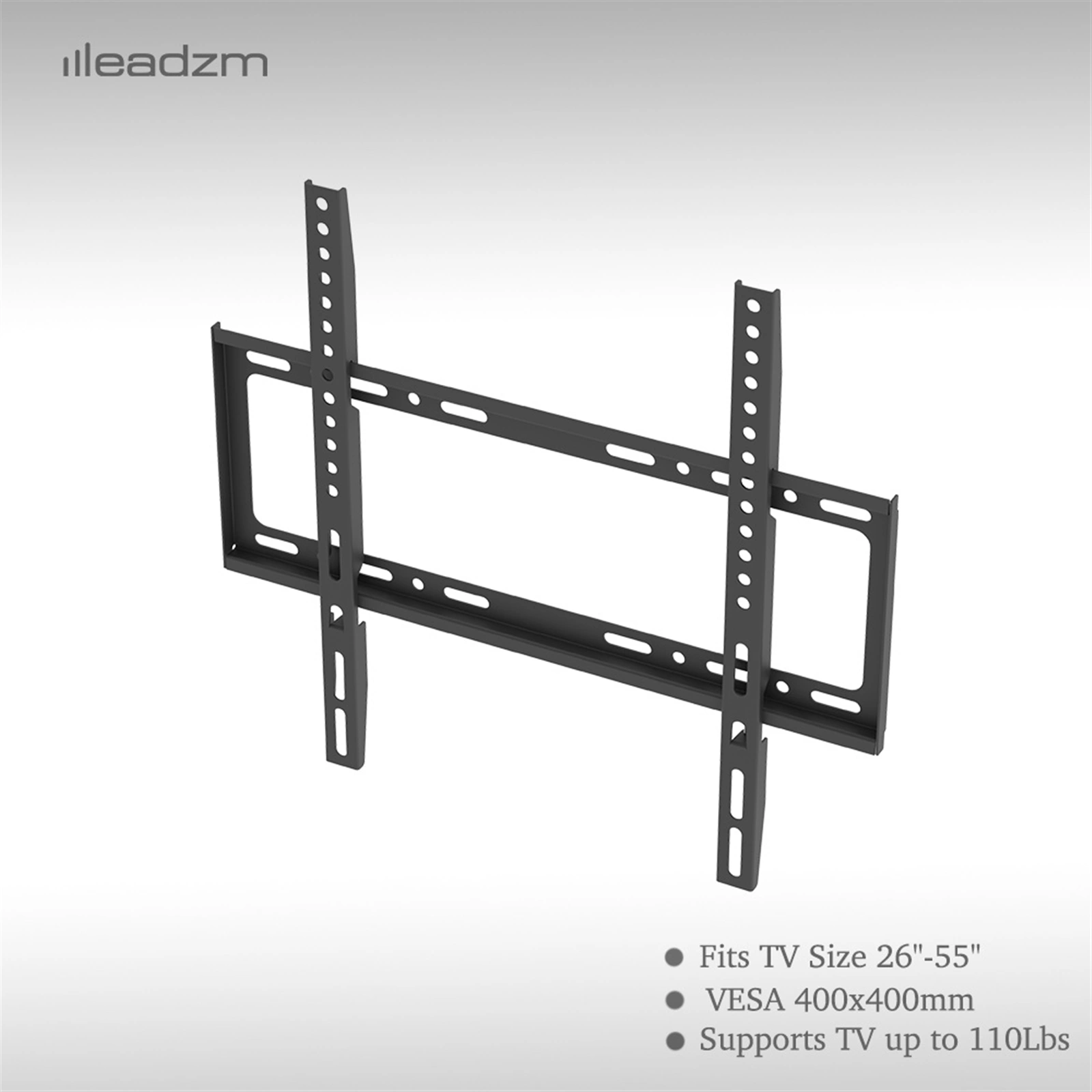 TMW4040 26-55" Wall Mount TV Bracket, Universal Mount with Spirit Bubble Level, Low Profile Tilting TV Wall Mount view 2
