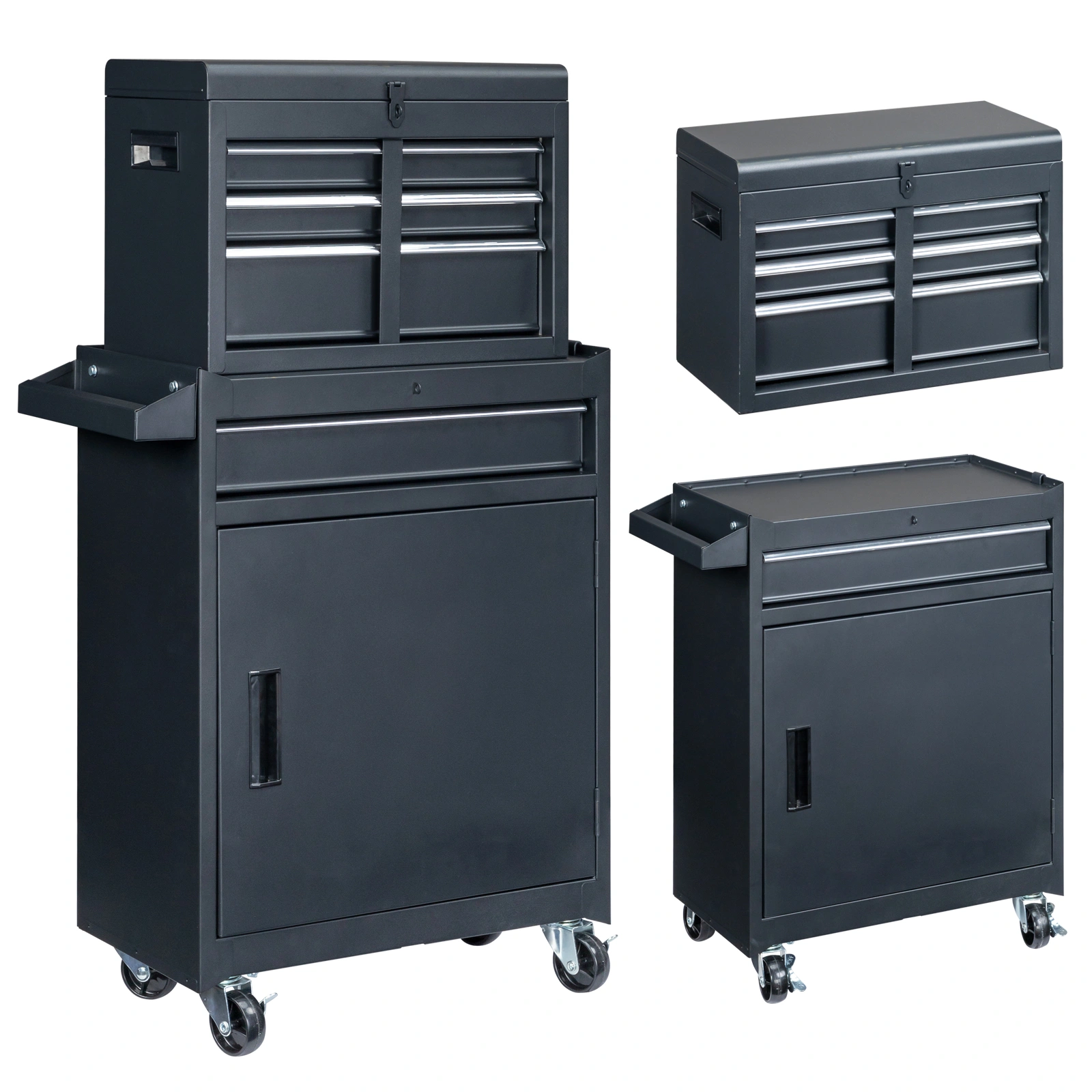 4 Drawstring Cabinet Steel Black Lock 330lb Instrument Cart Storage Room view 36