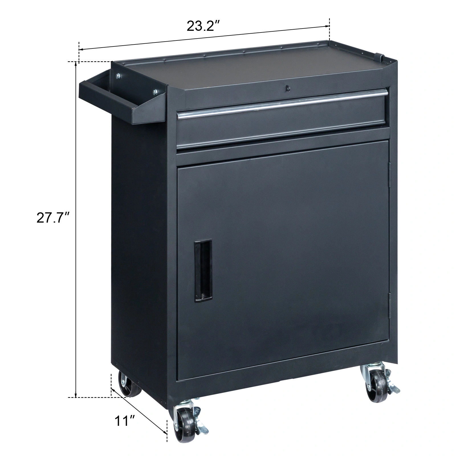 4 Drawstring Cabinet Steel Black Lock 330lb Instrument Cart Storage Room view 7