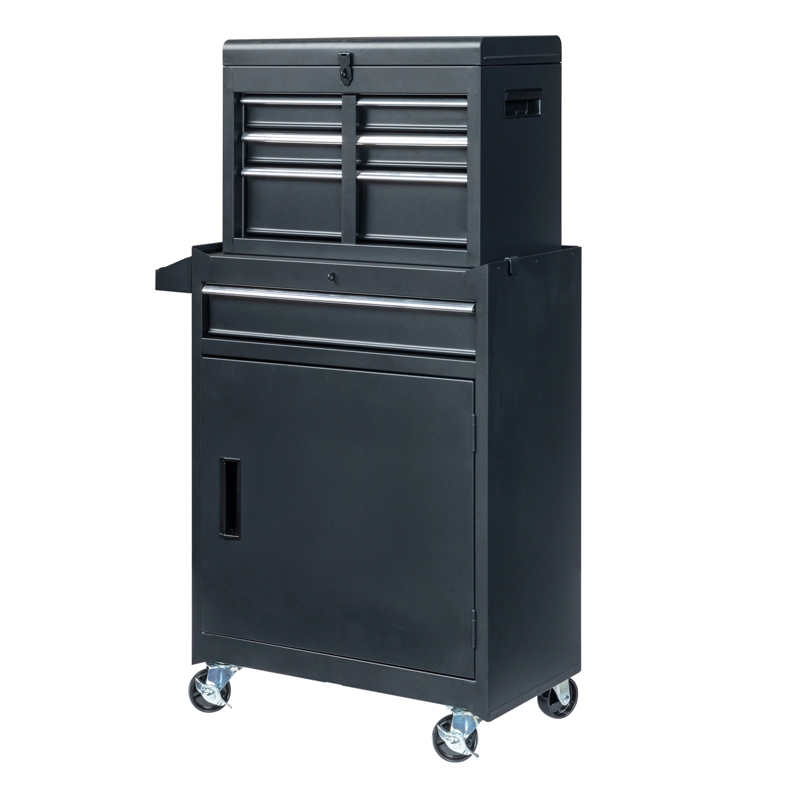 4 Drawstring Cabinet Steel Black Lock 330lb Instrument Cart Storage Room view 9