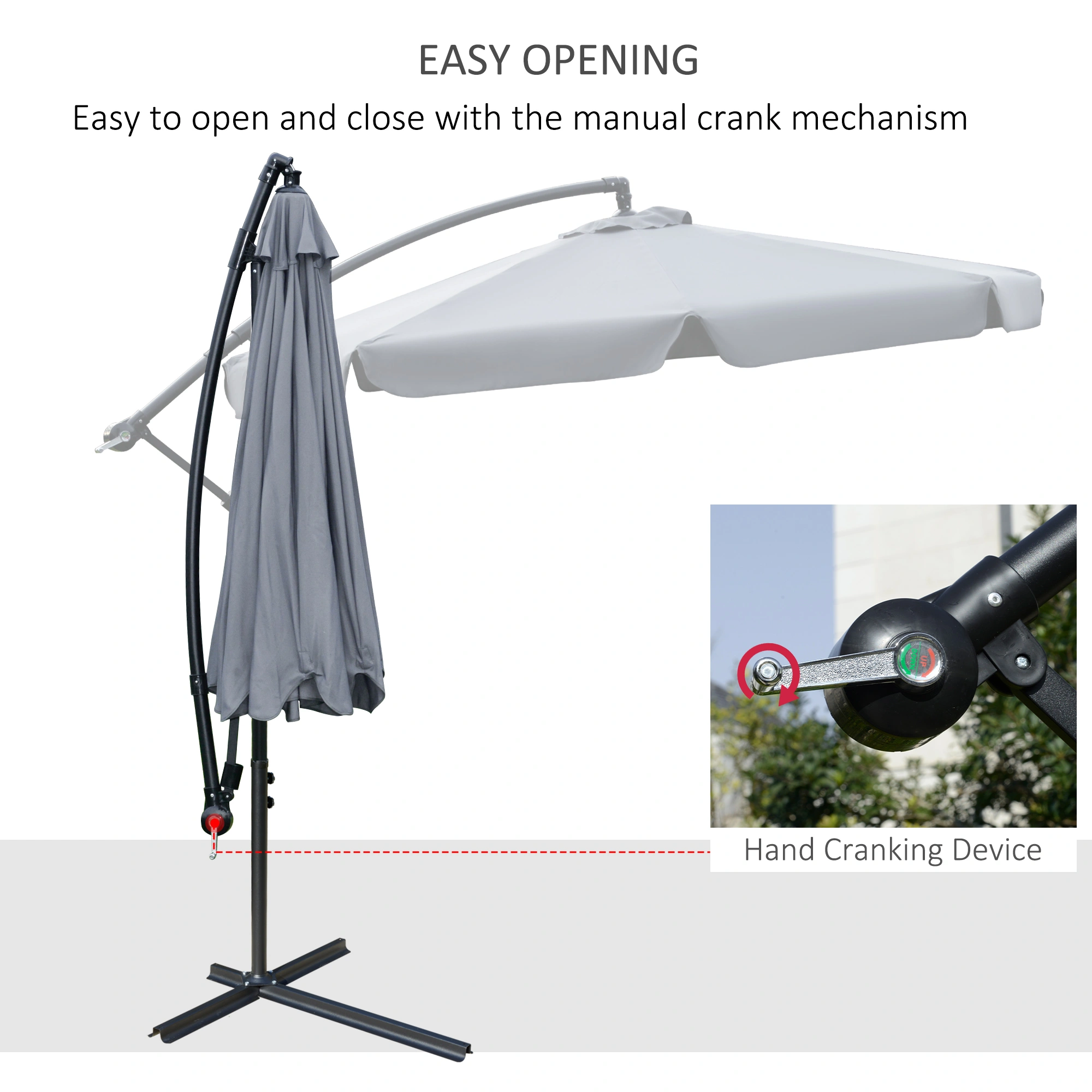 Wall Mounted Umbrella Holder, Heavy Duty Wall Mount Umbrella Stand Rack, Space Saving Organizer for Home, Porch, Garage & Entryway view 3