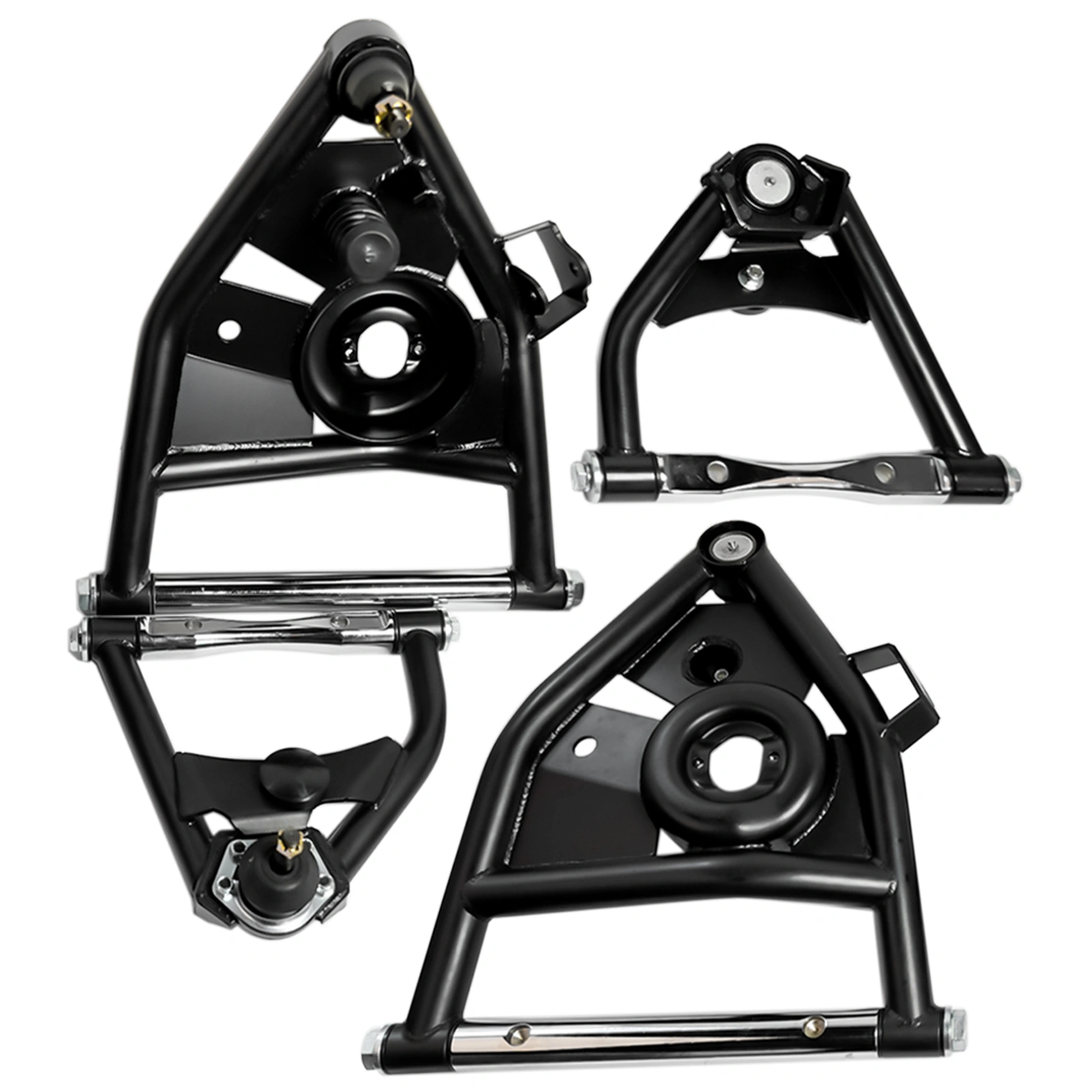 Set of 4 Upper and Lower Tubular Control Arm Kit Fits for Chevy GMC C10 Pickup 1963-1970 view 2