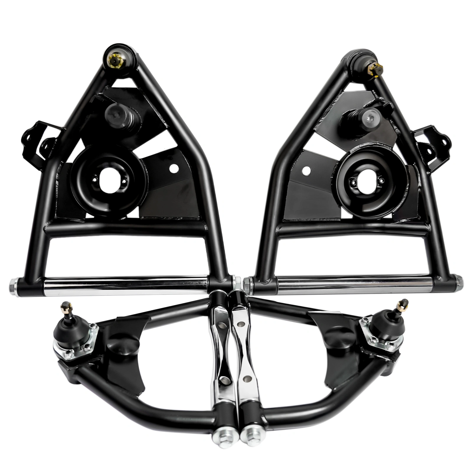 Set of 4 Upper and Lower Tubular Control Arm Kit Fits for Chevy GMC C10 Pickup 1963-1970 view 4